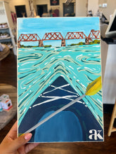 Load image into Gallery viewer, "Kayak on the River" || 8x12 Original Painting