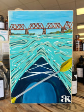 Load image into Gallery viewer, "Kayak on the River" || 8x12 Original Painting