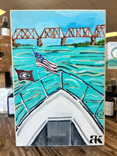 Load image into Gallery viewer, "Boat on the River" || 8x12 Original Painting
