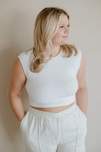 Load image into Gallery viewer, Exposed Seam Crop Top