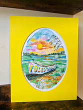Load image into Gallery viewer, “Folly Beach” Matted Print
