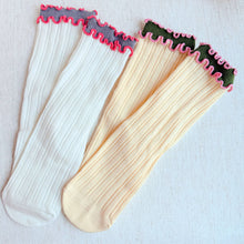Load image into Gallery viewer, Rippled Ruffle Socks Set Of 2