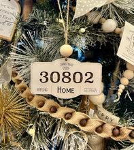 Load image into Gallery viewer, Zip Code Christmas Ornament
