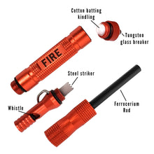Load image into Gallery viewer, Pocket Fire Starter Multi-Tool
