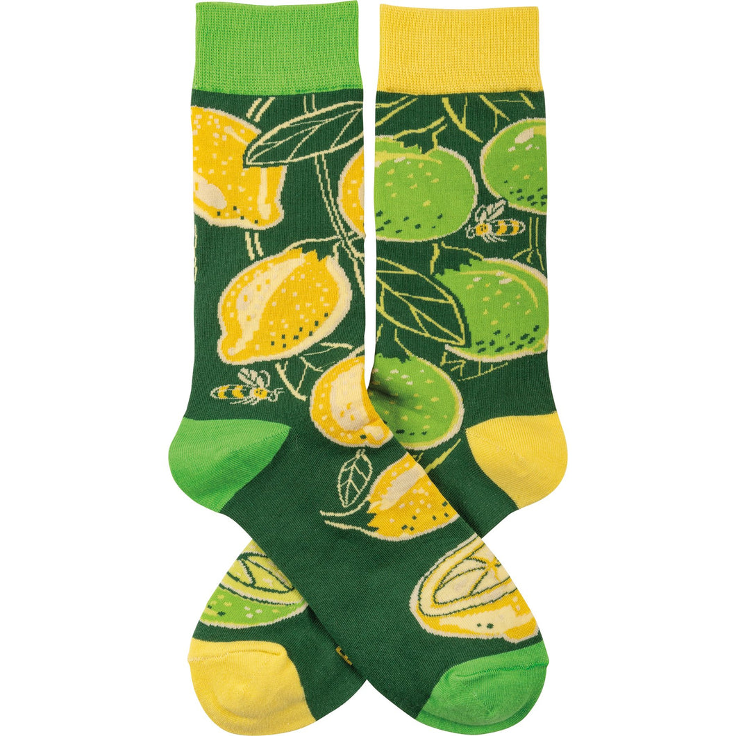 Lemon Lime Socks