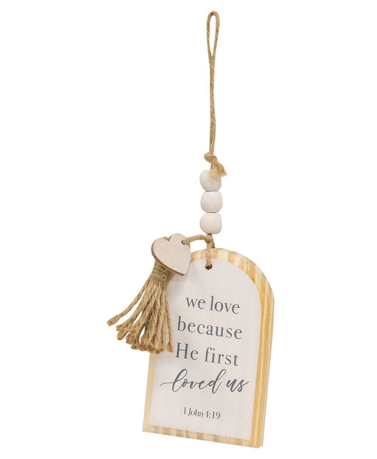 We love because Ornament