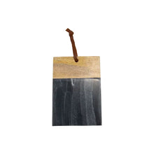 Load image into Gallery viewer, Black Marble Wood Cutting Board
