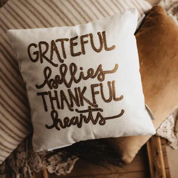 Grateful Bellies Fall Pillow