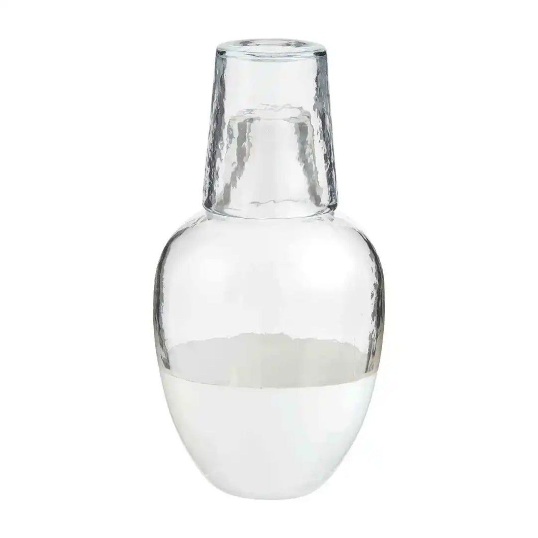 White & Glass Carafe Set