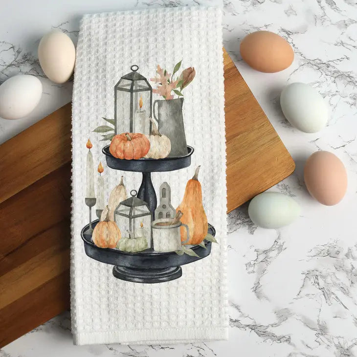 Pumpkin Tray Tea Towel
