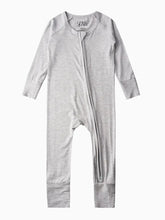 Load image into Gallery viewer, Baby Long Sleeve Bamboo Zip Up Pajamas
