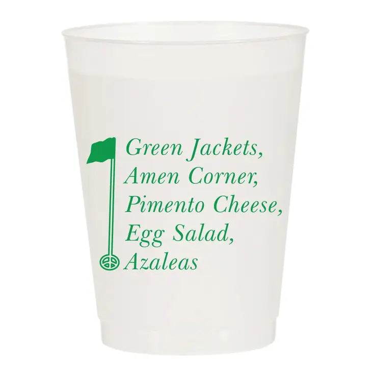 Masters Season Frosted Cups (Set of 10)