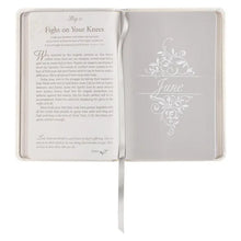 Load image into Gallery viewer, Mr. &amp; Mrs. 366 Devotions For Couples White Faux Leather Devo
