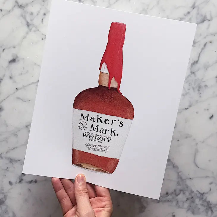 Maker's Mark Bourbon Art Print