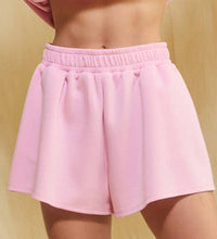 Load image into Gallery viewer, Scuba Elastic Waist Banded Solid Shorts

