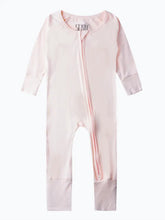 Load image into Gallery viewer, Baby Long Sleeve Bamboo Zip Up Pajamas
