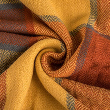 Load image into Gallery viewer, Plaid Orange Throw Blanket
