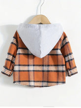 Load image into Gallery viewer, Baby Boy Casual Hooded Flannel
