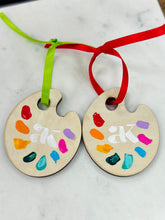 Load image into Gallery viewer, &quot;AK&quot; Paint Pallet Ornament
