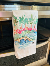 Load image into Gallery viewer, April Henry King Watercolor “Tee” Towels
