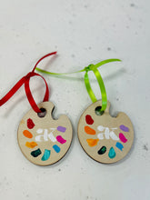 Load image into Gallery viewer, &quot;AK&quot; Paint Pallet Ornament
