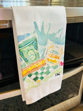 Load image into Gallery viewer, April Henry King Watercolor “Tee” Towels
