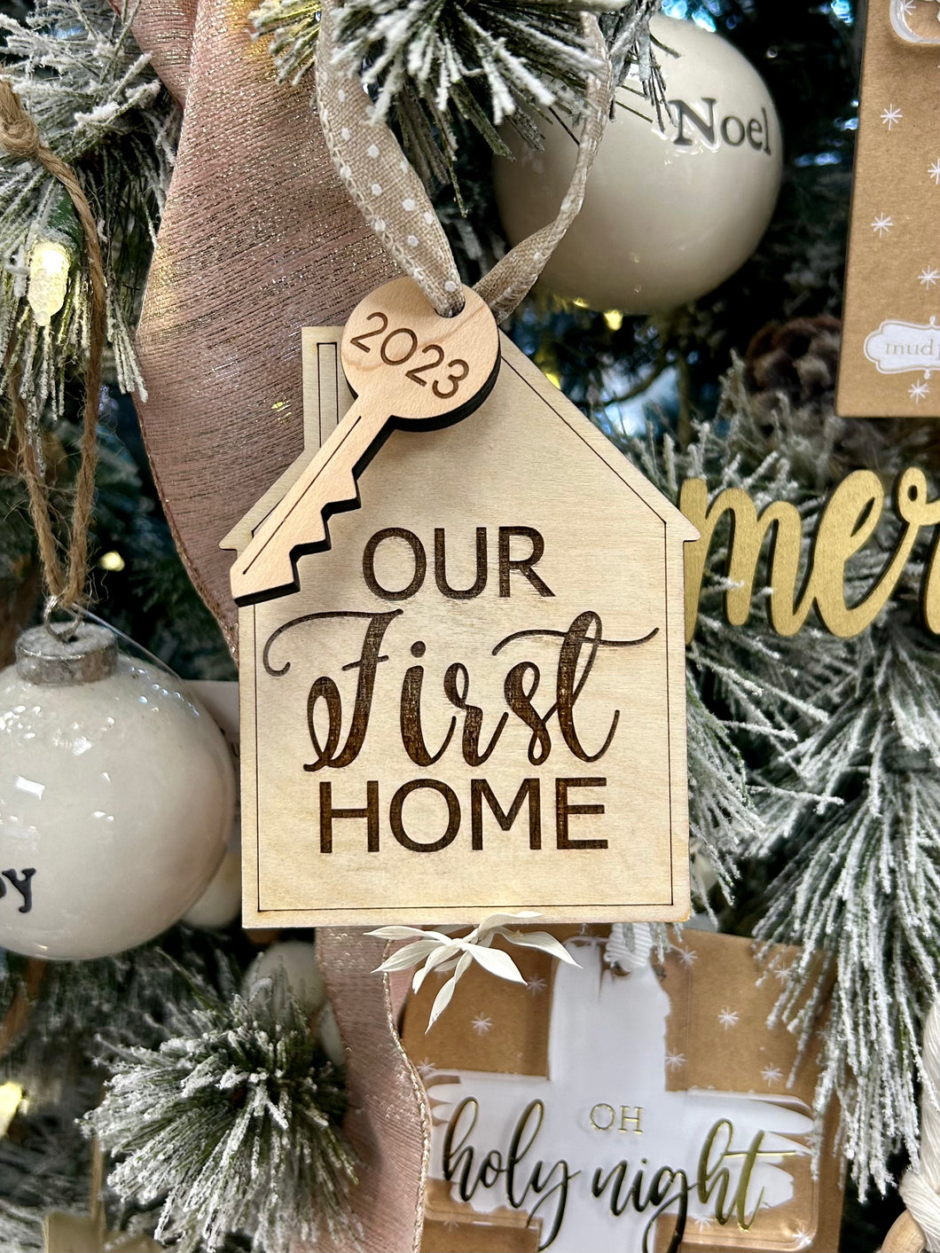 Our First Home House Ornament 2023