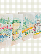 Load image into Gallery viewer, April Henry King Watercolor “Tee” Towels
