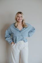 Load image into Gallery viewer, Stripe Print Wide Leg Drawstring Pants
