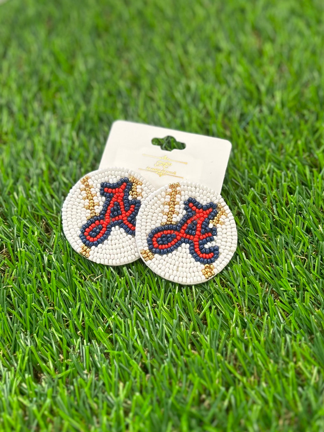 Atlanta Baseball Earrings