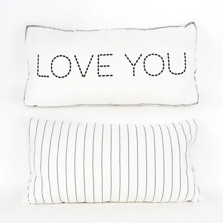 Love You Linen Pillow