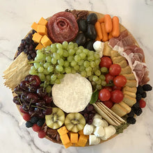 Load image into Gallery viewer, Large 15&quot; Round Bamboo Cutting Boards
