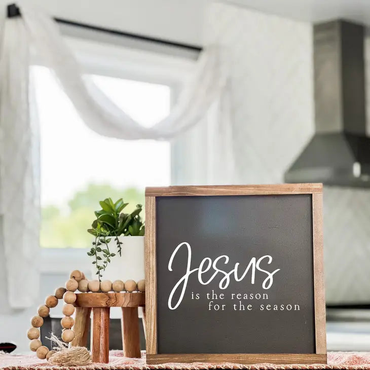 Jesus is The Reason for The Season Sign