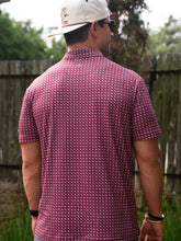 Load image into Gallery viewer, Burlebo Performance Polo- Texas Maroon
