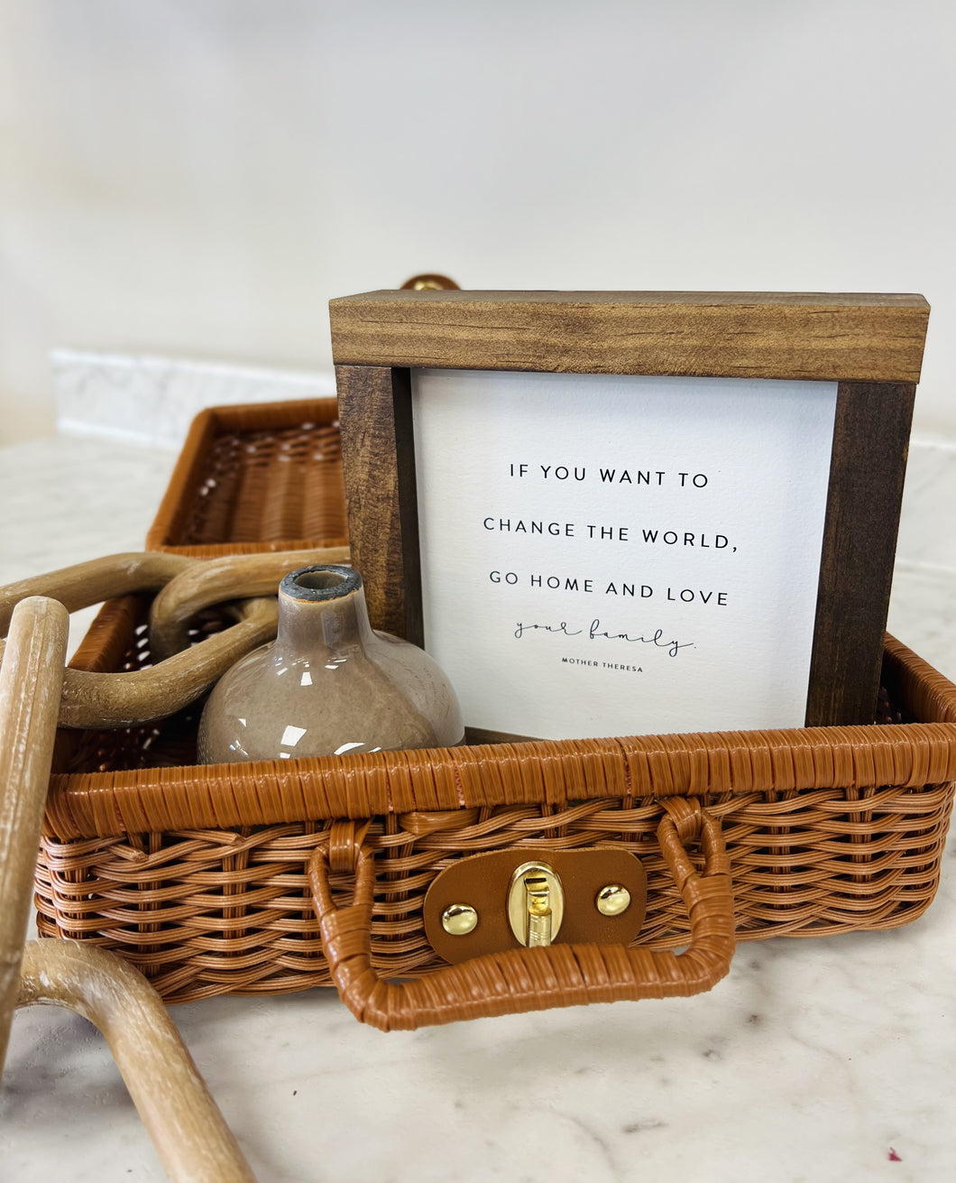 Vintage Woven Box
