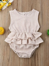 Load image into Gallery viewer, Baby Girl Ruffle Romper
