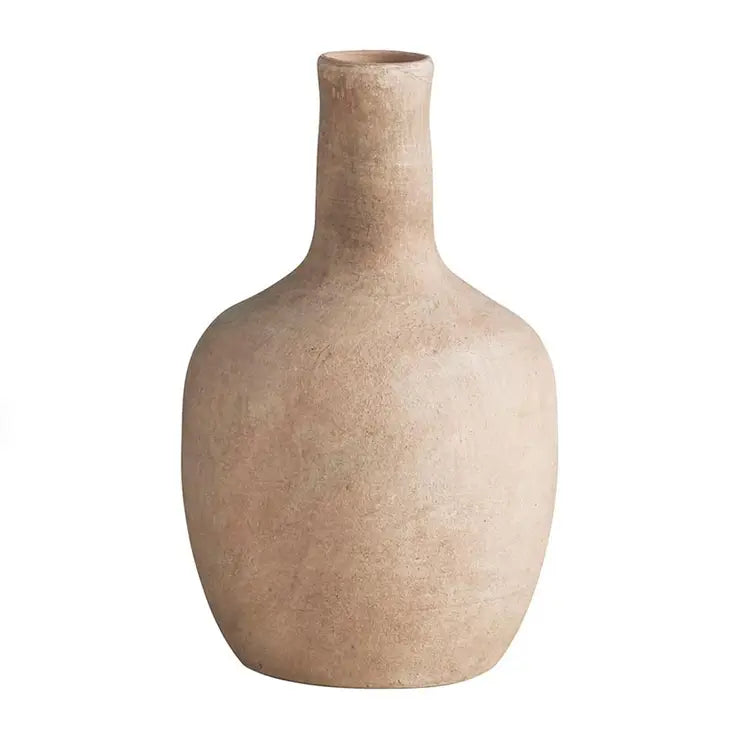 Small Taupe Terracotta Vase