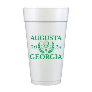 Augusta GA 2024 Foam Cups Set of 10-Masters