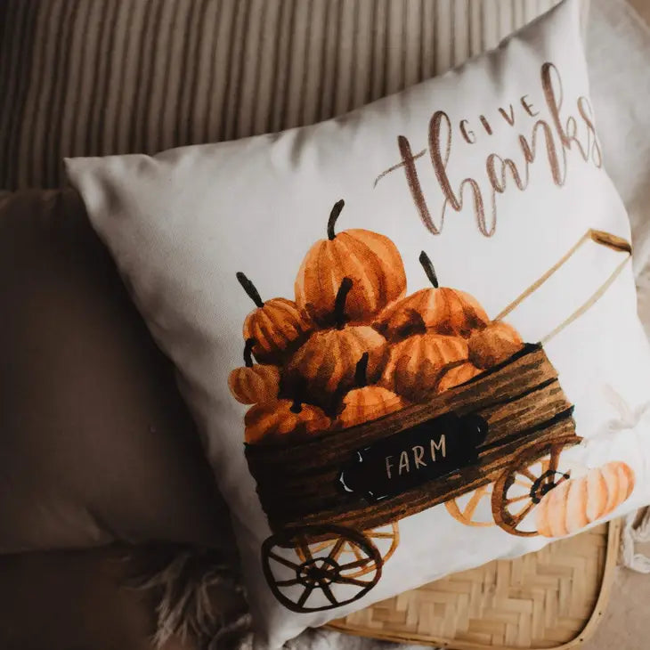 Give Thanks Pillow