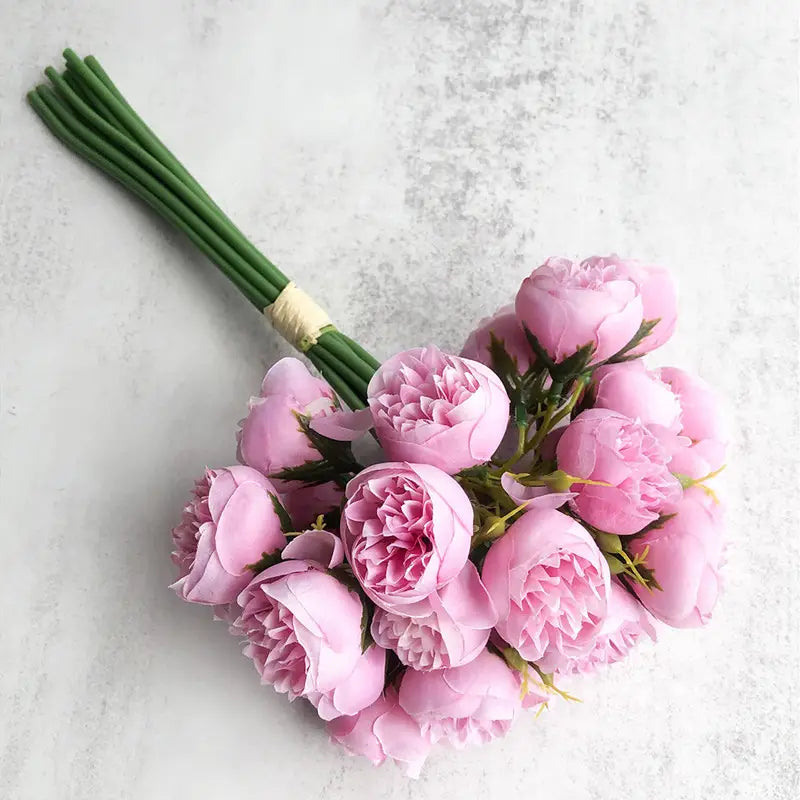 Faux Peony Bunch