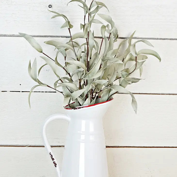 Flocked Herb Leaves Bush