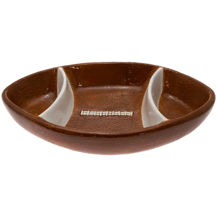 Football Chip & Dip Bowl