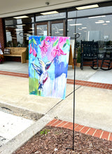 Load image into Gallery viewer, “Hummingbird” Garden Flag
