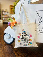 Load image into Gallery viewer, Saturday Market Tote Bag
