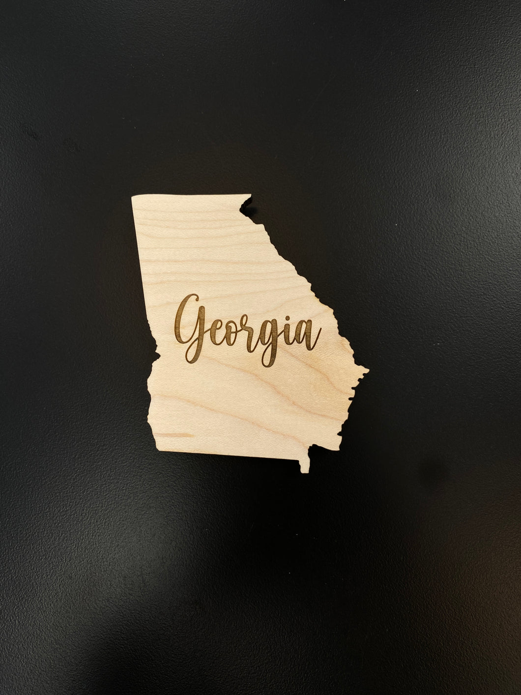 Wooden Georgia Magnet