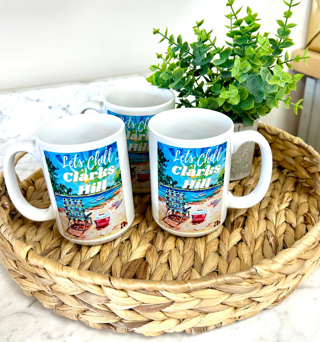 “Let's Chill at Clarks Hill” Mug