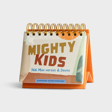 Load image into Gallery viewer, Mighty Kids - 366 Mini Verses &amp; Devos - Perpetual Calendar
