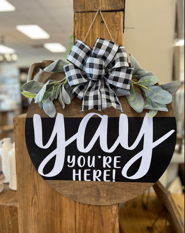 You're Here Doorhanger