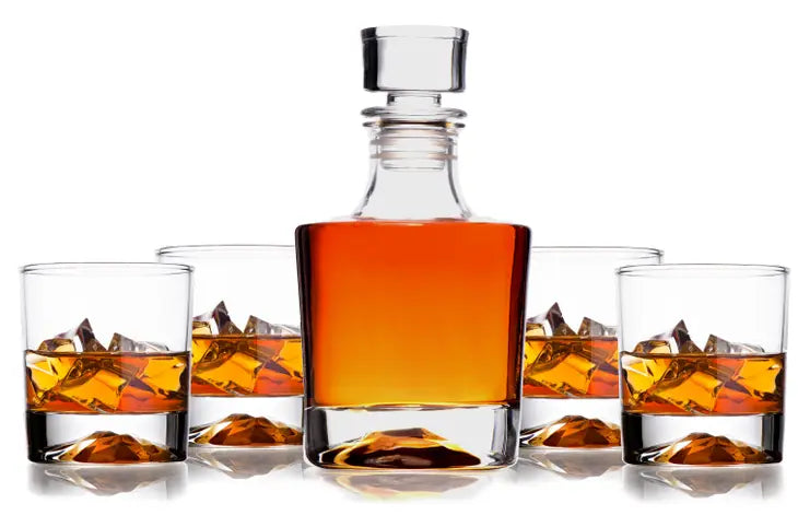 Whiskey Decanter & Whiskey Glass Set