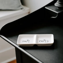 Load image into Gallery viewer, Mr. &amp; Mrs. Jewelry Dish

